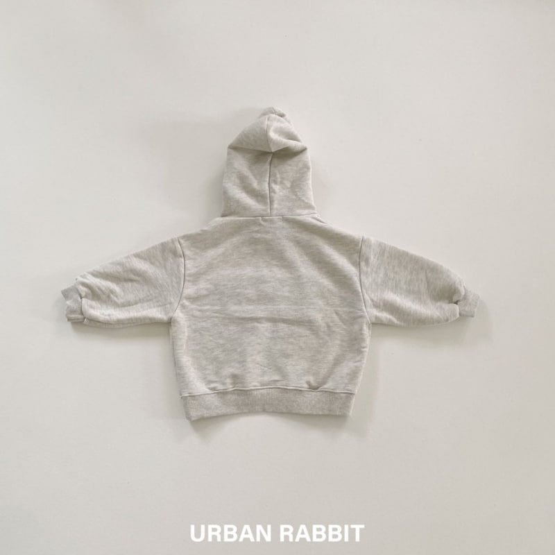 Urban Rabbit - Korean Children Fashion - #kidsshorts - Denim Appliqué Hoodie - 7