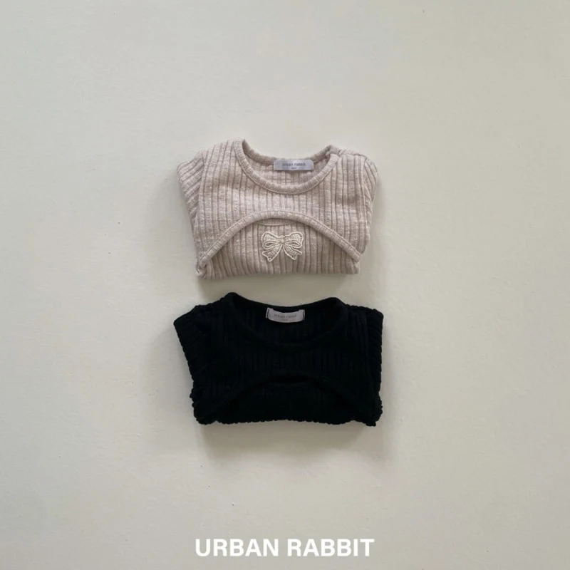 Urban Rabbit - Korean Children Fashion - #kidsshorts - Ribbon Bolero Tee