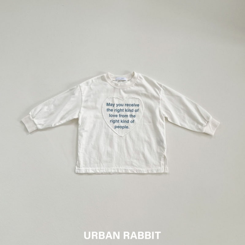 Urban Rabbit - Korean Children Fashion - #kidsstore - Heart Slit Long Tee - 3