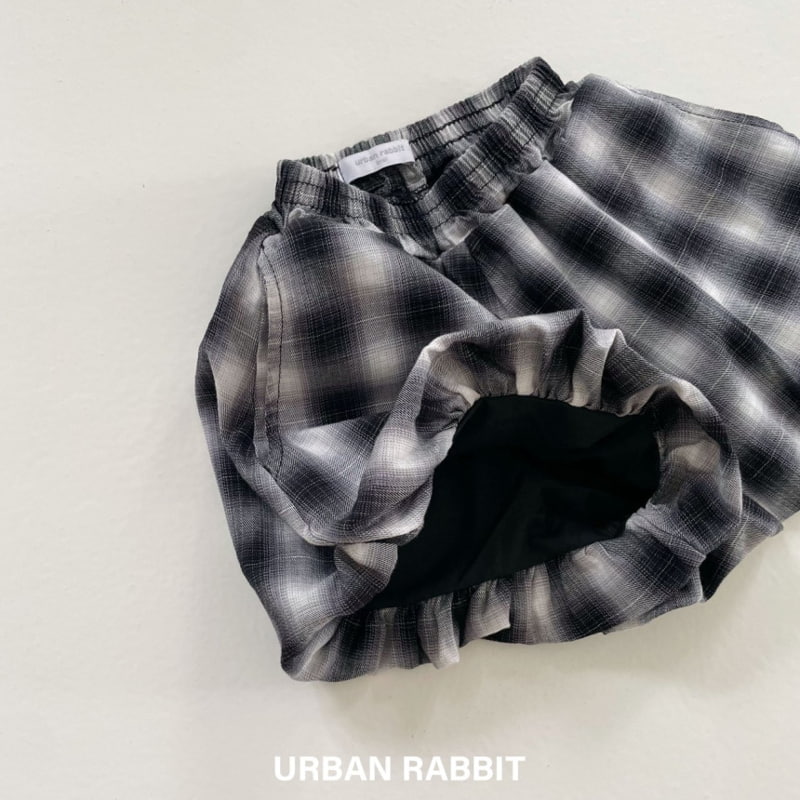 Urban Rabbit - Korean Children Fashion - #kidsstore - Check Balloon Half Pants - 6