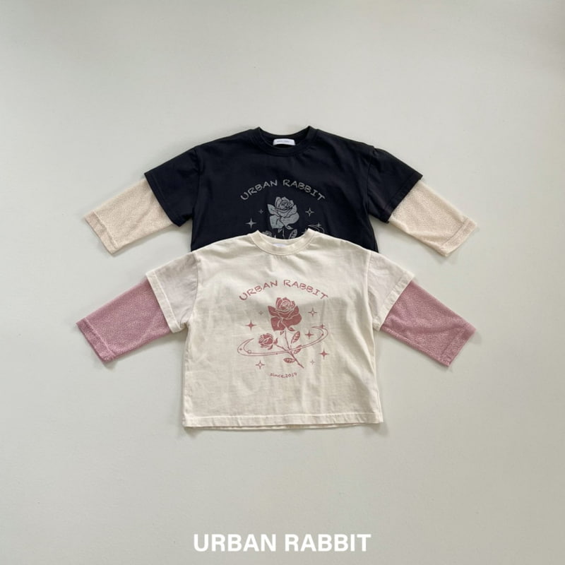 Urban Rabbit - Korean Children Fashion - #kidzfashiontrend - Mesh Layered Tee - 2