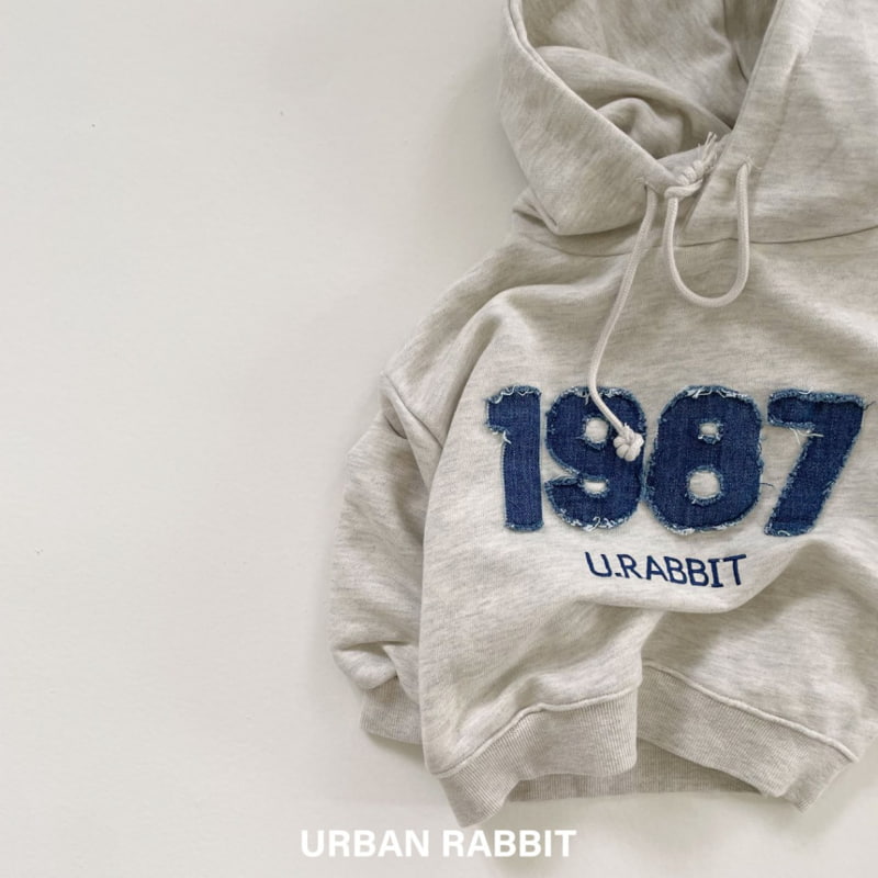 Urban Rabbit - Korean Children Fashion - #kidzfashiontrend - Denim Appliqué Hoodie - 9