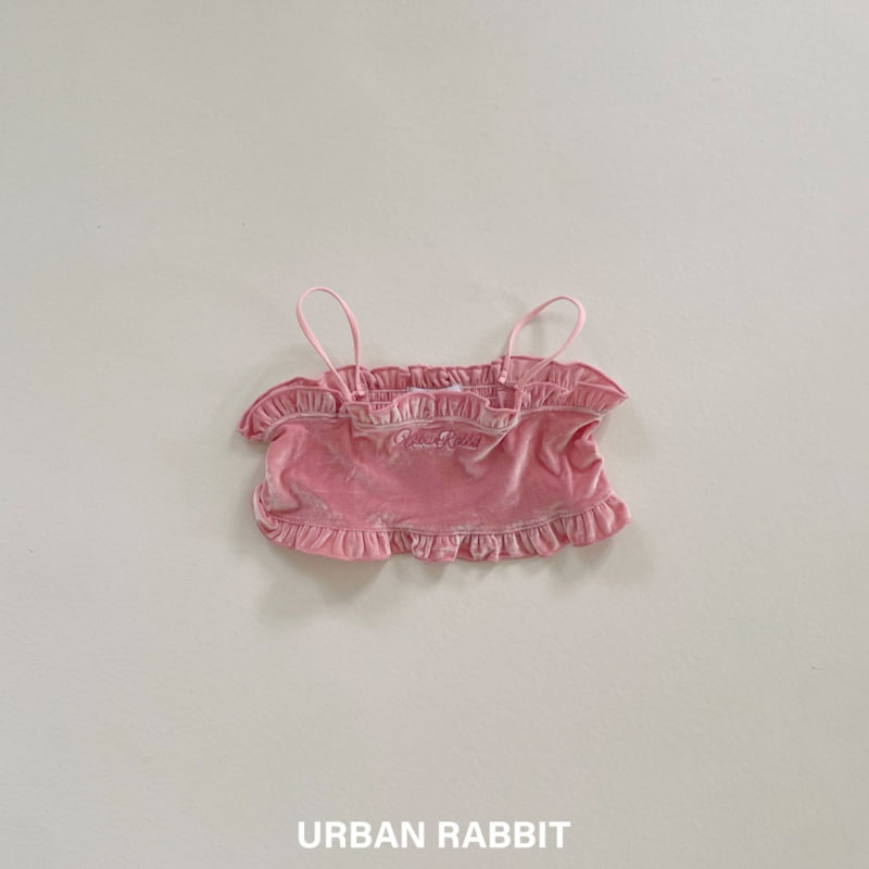 Urban Rabbit - Korean Children Fashion - #littlefashionista - Smocked Velvet Bustier - 2