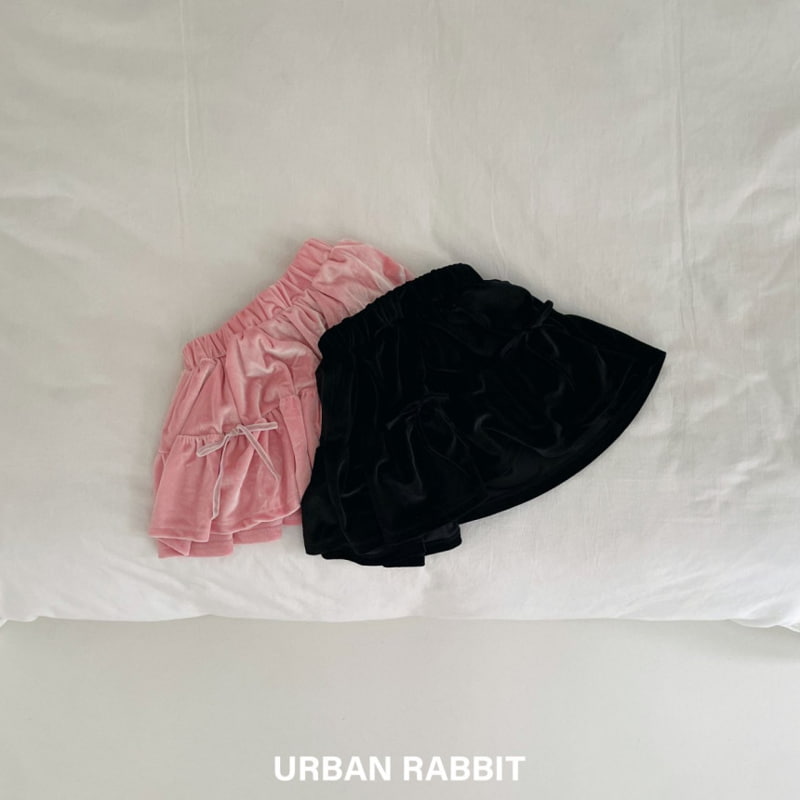 Urban Rabbit - Korean Children Fashion - #littlefashionista - Velvet Ribbon Skirt