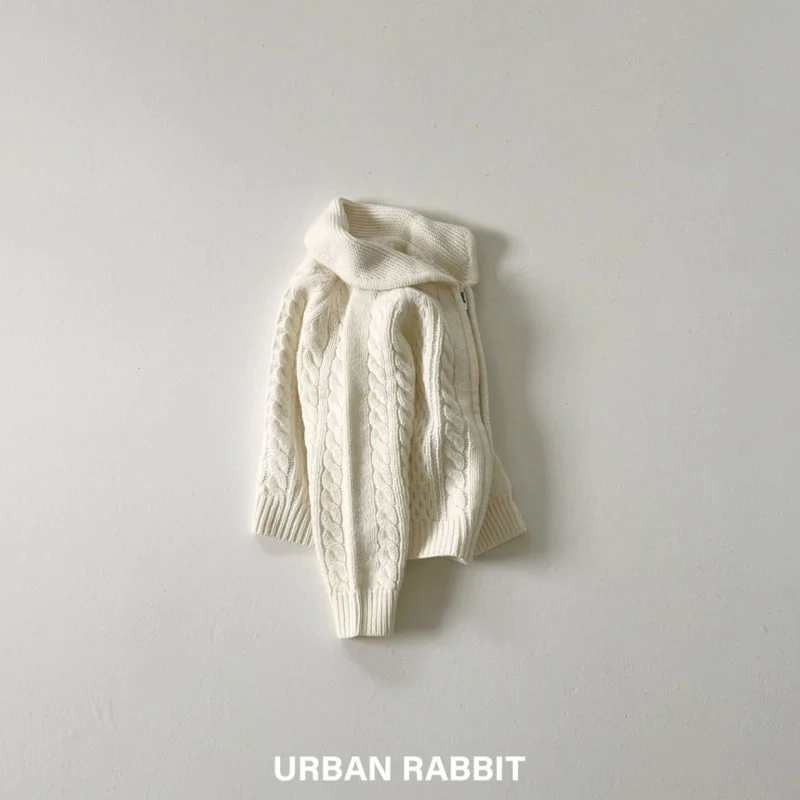 Urban Rabbit - Korean Children Fashion - #littlefashionista - Shawl Collar Twist Zip-up - 7