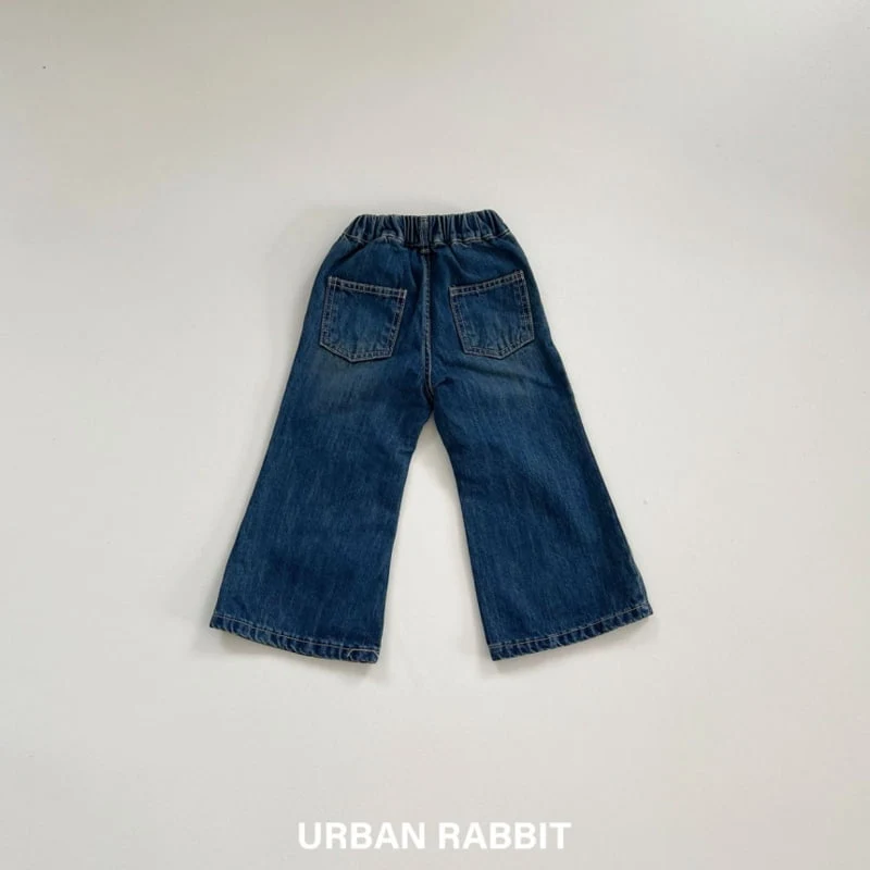 Urban Rabbit - Korean Children Fashion - #magicofchildhood - Vintage Bootscut Denim Pants - 3