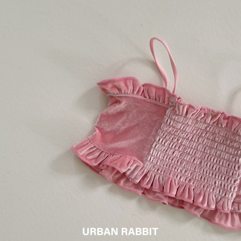 Urban Rabbit - Korean Children Fashion - #magicofchildhood - Smocked Velvet Bustier - 4