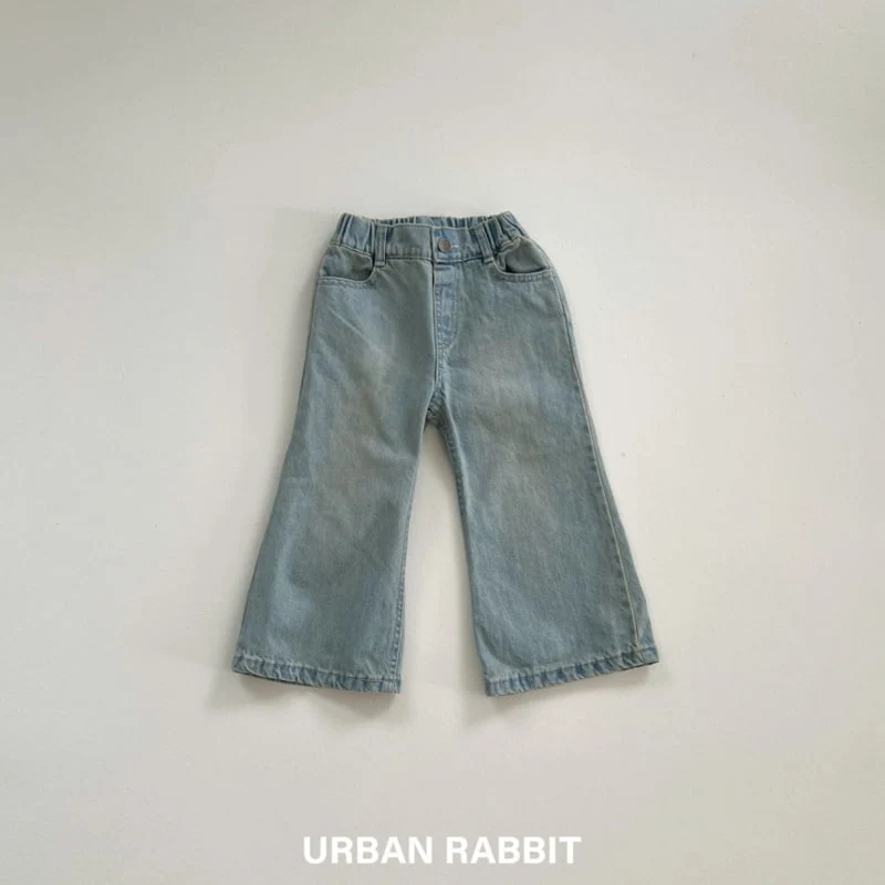 Urban Rabbit - Korean Children Fashion - #prettylittlegirls - Vintage Bootscut Denim Pants - 5