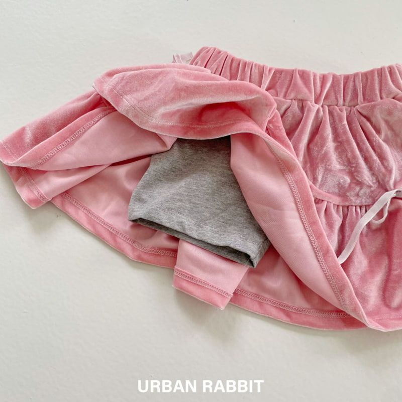 Urban Rabbit - Korean Children Fashion - #minifashionista - Velvet Ribbon Skirt - 4