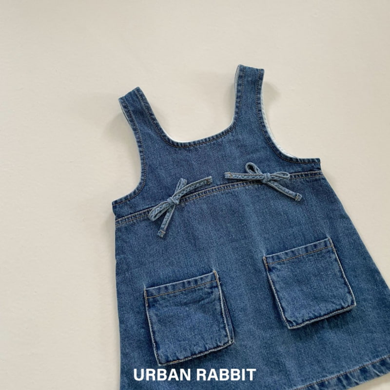 Urban Rabbit - Korean Children Fashion - #prettylittlegirls - Bonny Denim One-piece - 5