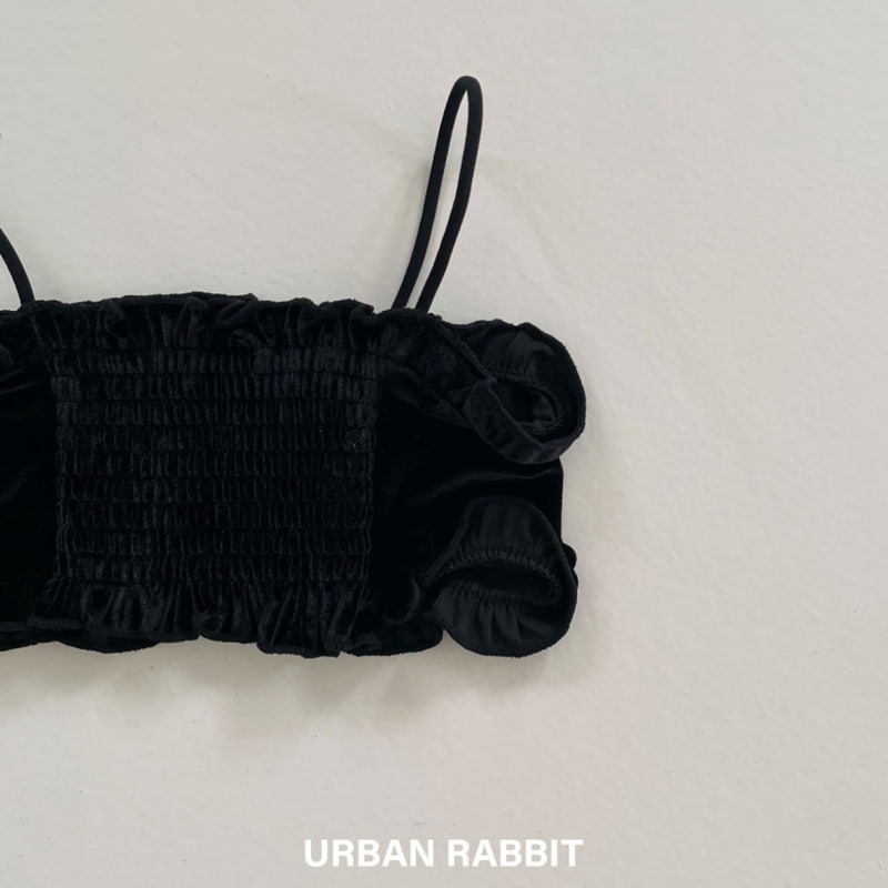 Urban Rabbit - Korean Children Fashion - #todddlerfashion - Smocked Velvet Bustier - 6