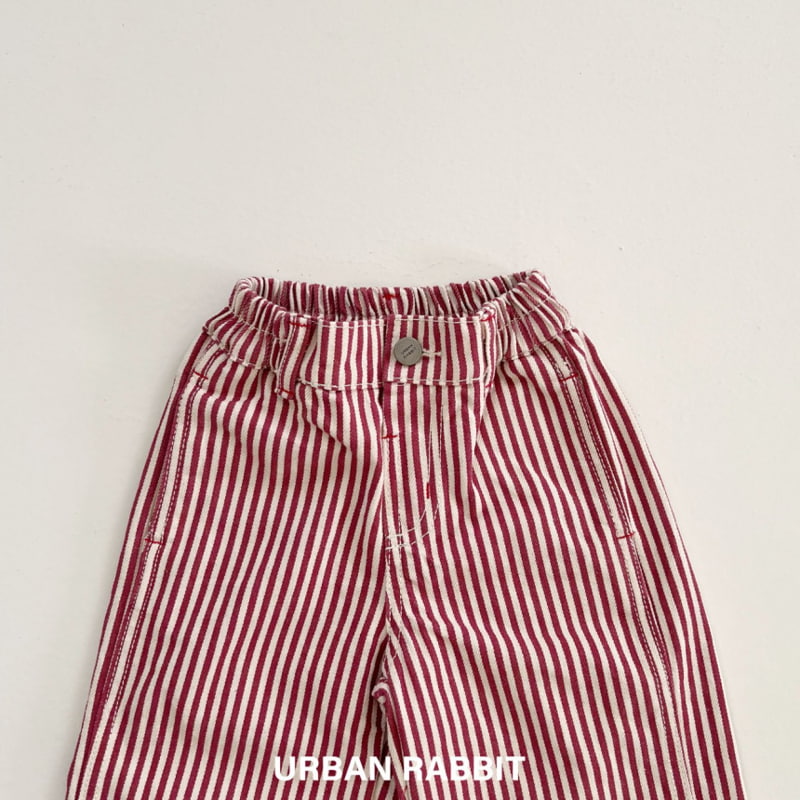 Urban Rabbit - Korean Children Fashion - #toddlerclothing - Base Stripe Pants - 8