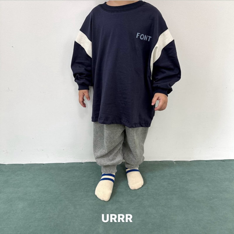 Urrr - Korean Children Fashion - #childofig - Font Tee - 2