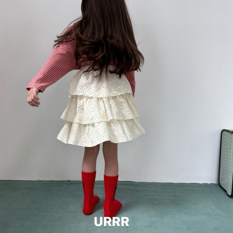 Urrr - Korean Children Fashion - #childofig - Flare Skirt - 5