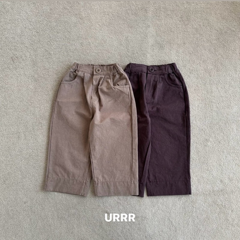 Urrr - Korean Children Fashion - #childrensboutique - Simple Pintuck Pants - 4