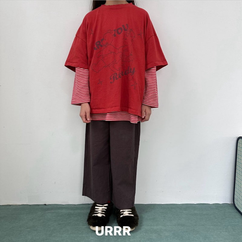 Urrr - Korean Children Fashion - #discoveringself - Happy Tee - 12