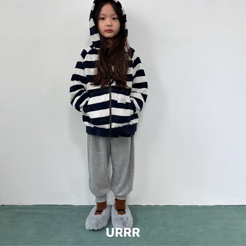 Urrr - Korean Children Fashion - #discoveringself - Chocolate Hood Zip-up - 10