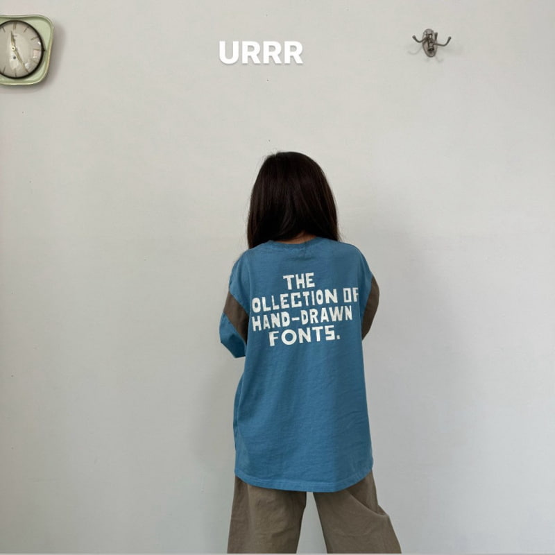 Urrr - Korean Children Fashion - #fashionkids - Font Tee - 6