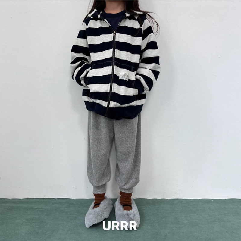 Urrr - Korean Children Fashion - #fashionkids - Chocolate Hood Zip-up - 11