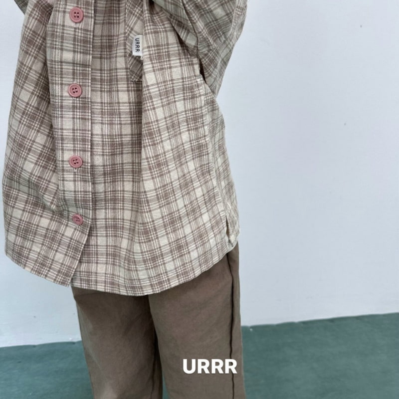 Urrr - Korean Children Fashion - #kidsshorts - Clean Check Shirt - 2