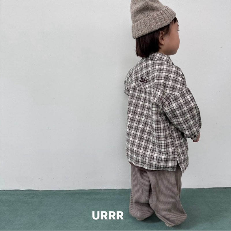 Urrr - Korean Children Fashion - #minifashionista - Clean Check Shirt - 8