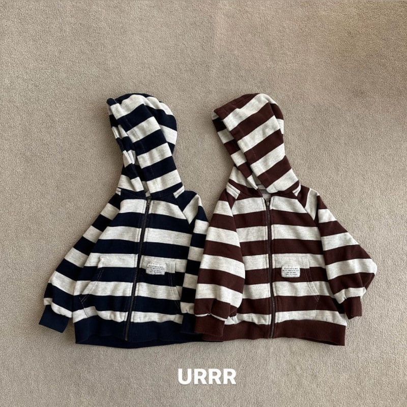 Urrr - Korean Children Fashion - #prettylittlegirls - Chocolate Hood Zip-up - 3