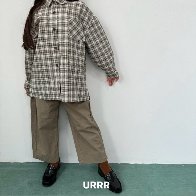 Urrr - Korean Children Fashion - #todddlerfashion - Clean Check Shirt - 10