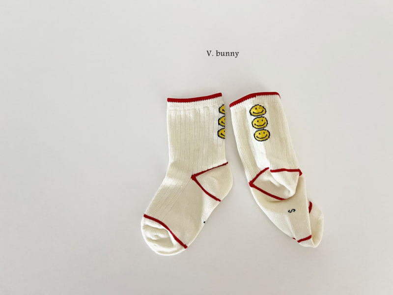 V Bunny - Korean Children Fashion - #Kfashion4kids - Smile Day Socks - 9