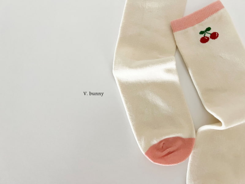 V Bunny - Korean Children Fashion - #Kfashion4kids - Pink Berry Socks - 7