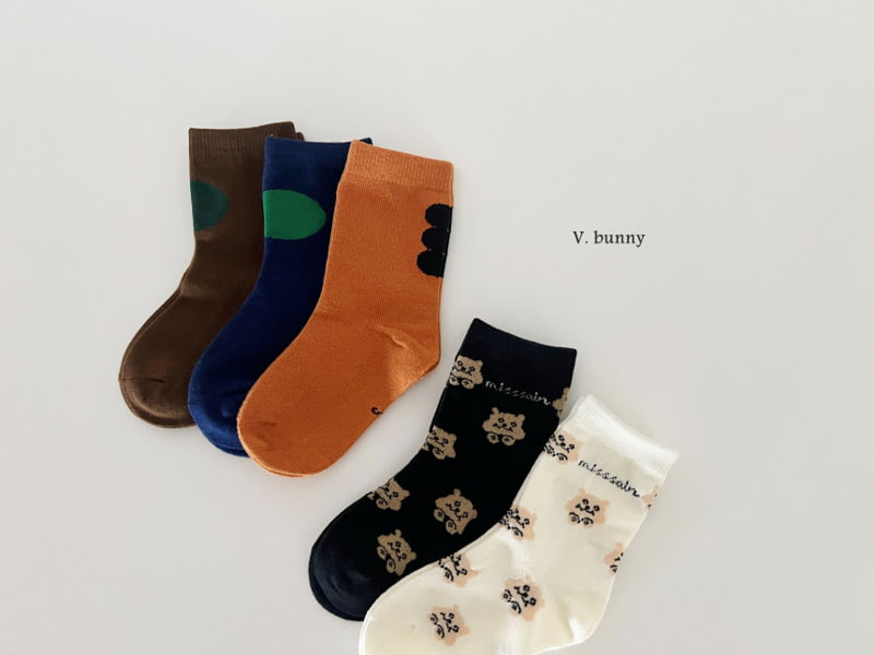 V Bunny - Korean Children Fashion - #Kfashion4kids - Cat Socks - 6