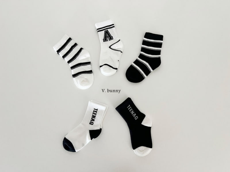 V Bunny - Korean Children Fashion - #Kfashion4kids - 18 Socks - 2