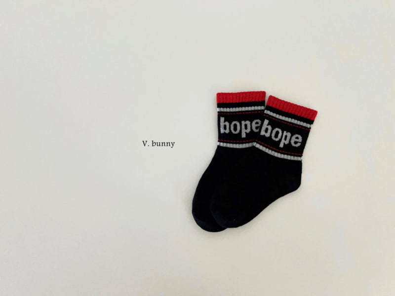 V Bunny - Korean Children Fashion - #Kfashion4kids - Bope Socks - 8