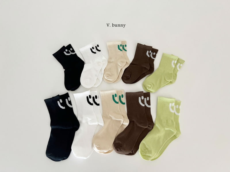 V Bunny - Korean Children Fashion - #Kfashion4kids - Backs Socks - 5