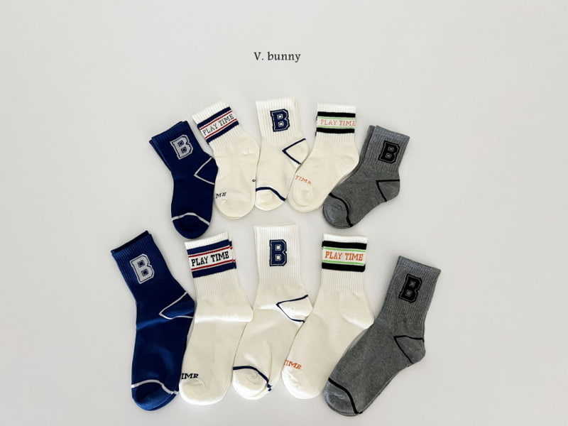 V Bunny - Korean Children Fashion - #Kfashion4kids - Play B Socks - 5