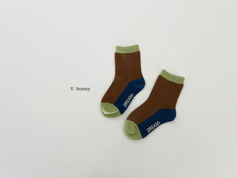 V Bunny - Korean Children Fashion - #Kfashion4kids - Green Socks - 10