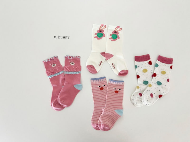 V Bunny - Korean Children Fashion - #Kfashion4kids - Rabbit Socks - 3