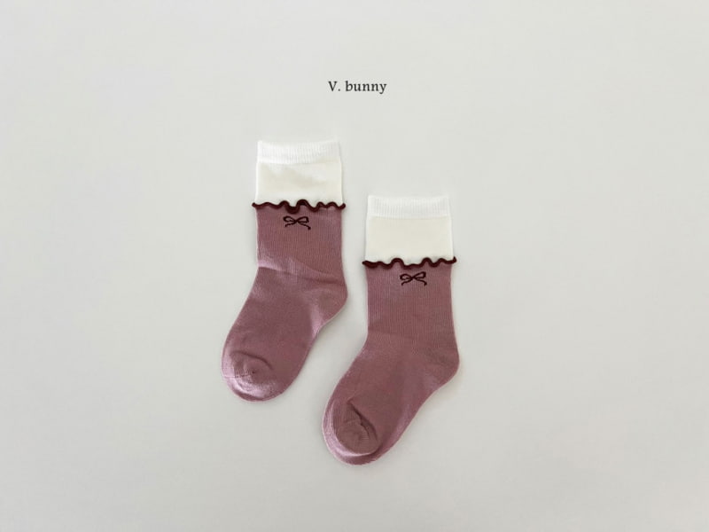 V Bunny - Korean Children Fashion - #Kfashion4kids - Double Frill Socks - 7