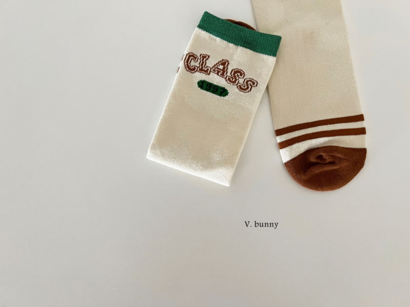 V Bunny - Korean Children Fashion - #childofig - Class Socks - 7