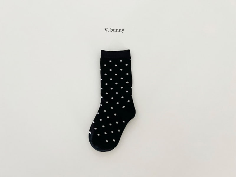 V Bunny - Korean Children Fashion - #childofig - Dot Ribbon Socks - 7