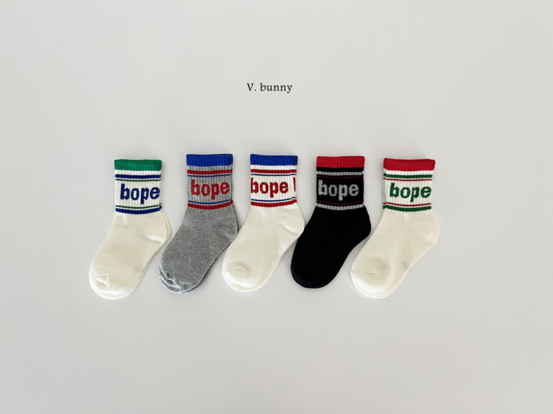 V Bunny - Korean Children Fashion - #childrensboutique - Bope Socks