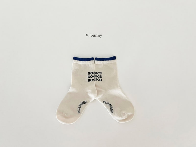 V Bunny - Korean Children Fashion - #childrensboutique - Green Socks - 3