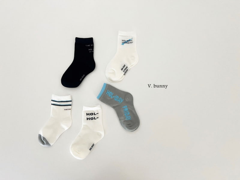 V Bunny - Korean Children Fashion - #childrensboutique - Holhol Socks - 2