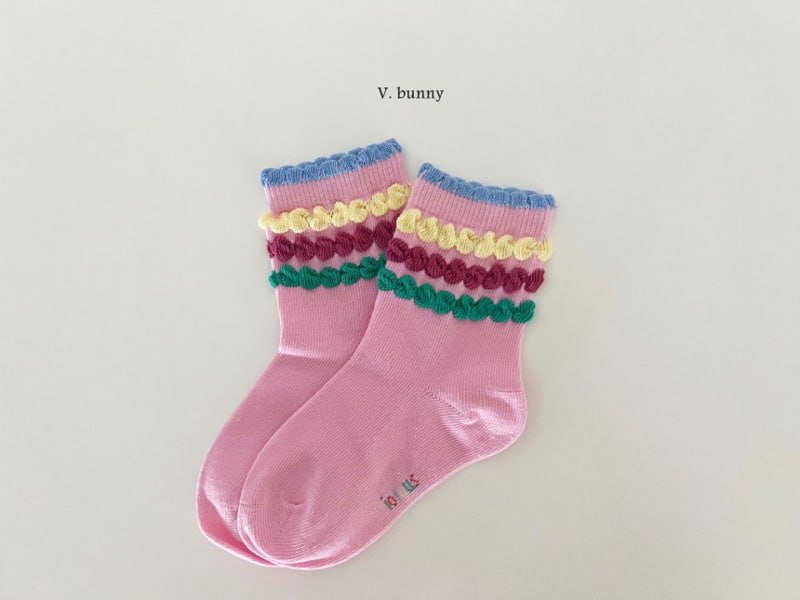 V Bunny - Korean Children Fashion - #childrensboutique - Rolling Pop Socks - 7