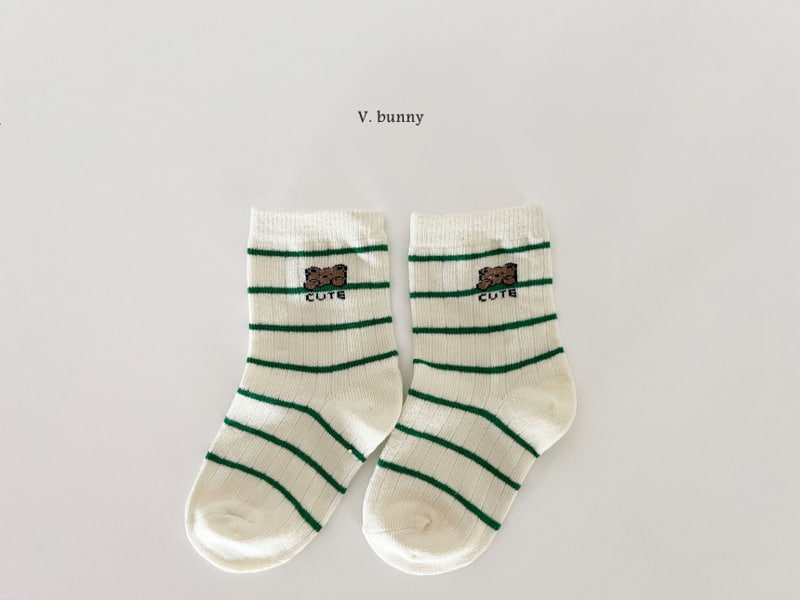 V Bunny - Korean Children Fashion - #designkidswear - Happy Cutie Socks - 11