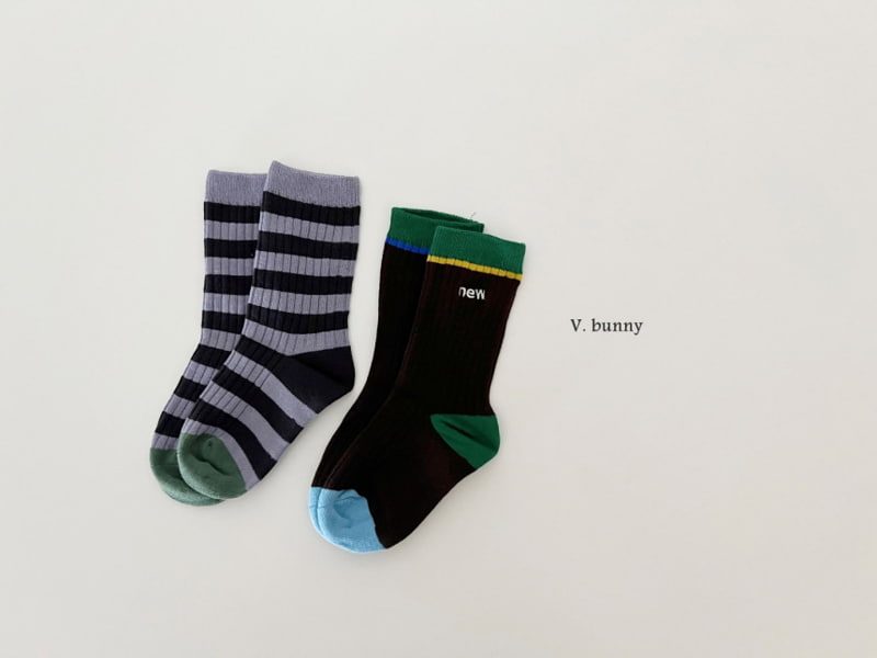 V Bunny - Korean Children Fashion - #designkidswear - New Socks  - 7