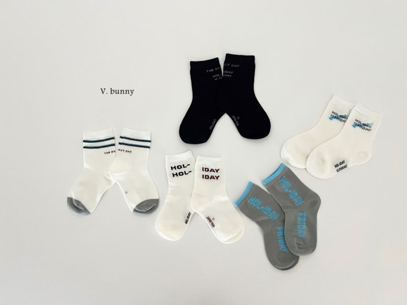 V Bunny - Korean Children Fashion - #designkidswear - Holhol Socks - 3