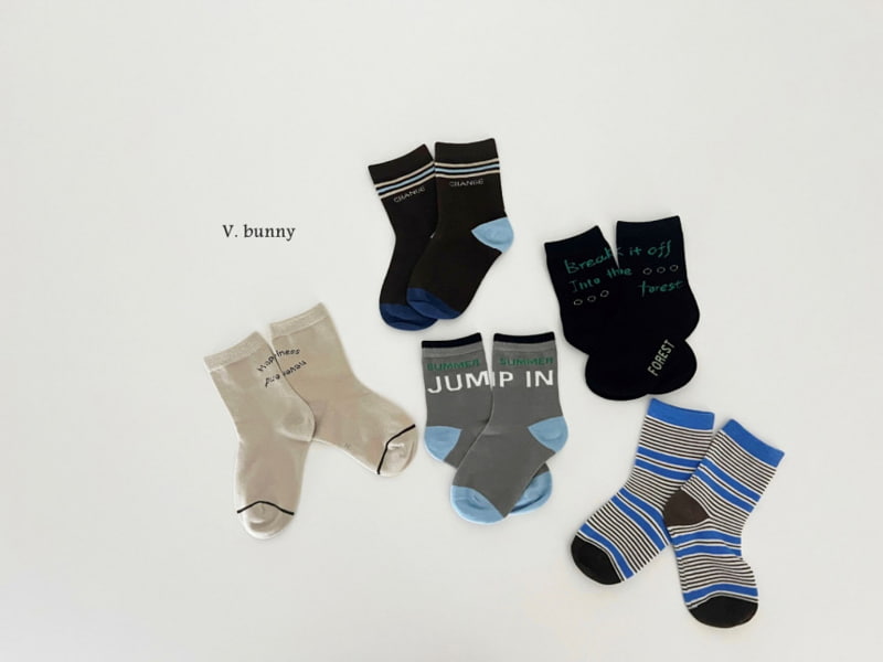 V Bunny - Korean Children Fashion - #designkidswear - Jump Socks - 6