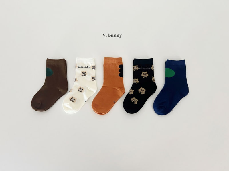 V Bunny - Korean Children Fashion - #discoveringself - Cat Socks