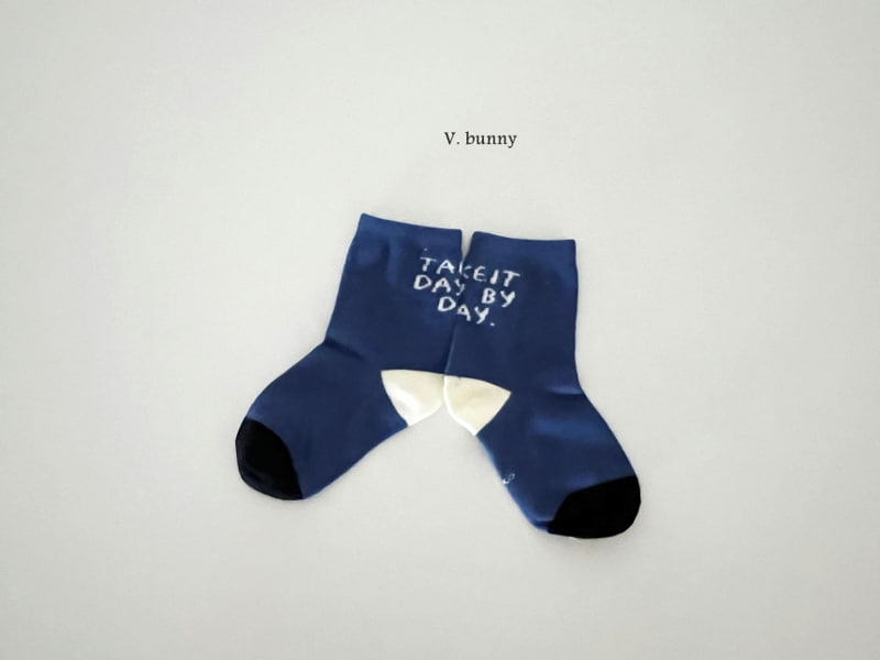 V Bunny - Korean Children Fashion - #discoveringself - Thank You Socks - 9