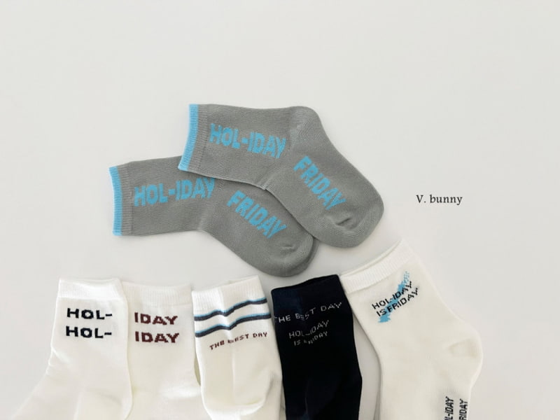 V Bunny - Korean Children Fashion - #designkidswear - Holhol Socks - 4